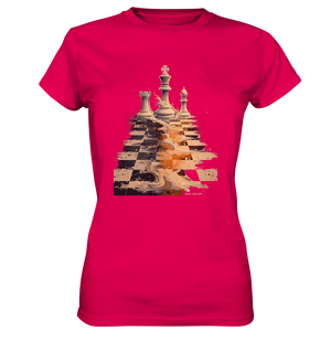 Game of Strategy – Dynamisches Schachdesign voller Energie - Ladies Premium Shirt Bright Lights Arts