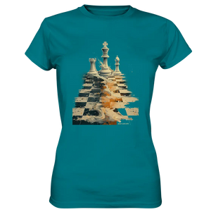 Game of Strategy – Dynamisches Schachdesign voller Energie - Ladies Premium Shirt Bright Lights Arts