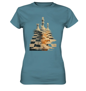 Game of Strategy – Dynamisches Schachdesign voller Energie - Ladies Premium Shirt Bright Lights Arts