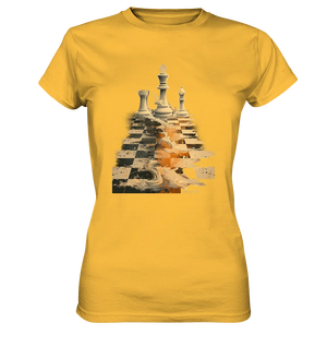 Game of Strategy – Dynamisches Schachdesign voller Energie - Ladies Premium Shirt Bright Lights Arts