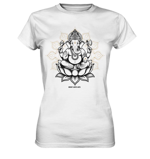 Ganesha im Goldenen Mandala – Spirituelle Harmonie - Ladies Premium Shirt Bright Lights Arts