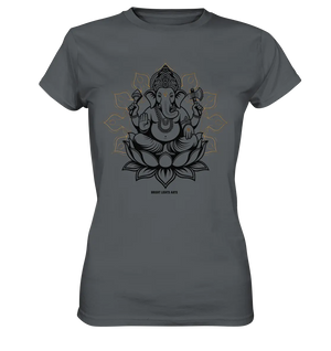 Ganesha im Goldenen Mandala – Spirituelle Harmonie - Ladies Premium Shirt Bright Lights Arts