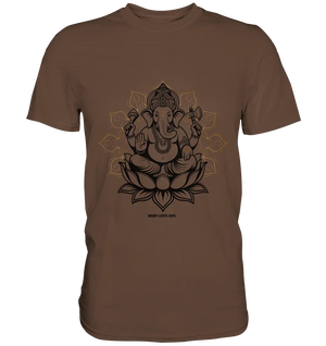 Ganesha im Goldenen Mandala – Spirituelle Harmonie - Premium Shirt Bright Lights Arts