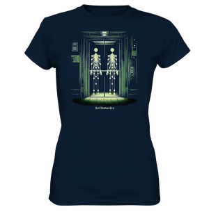 Geisterjagd im alten Aufzug Kinect Spuk - Ladies Premium Shirt Bright Lights Arts