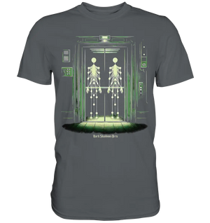 Geisterjagd im alten Aufzug Kinect Spuk - Premium Shirt Bright Lights Arts
