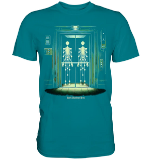 Geisterjagd im alten Aufzug Kinect Spuk - Premium Shirt Bright Lights Arts
