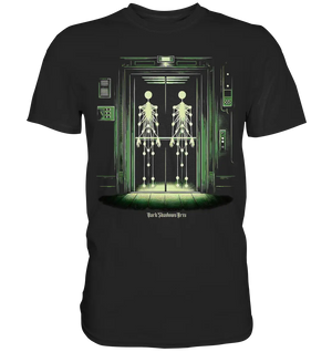 Geisterjagd im alten Aufzug Kinect Spuk - Premium Shirt Bright Lights Arts