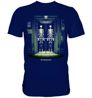 Geisterjagd im alten Aufzug Kinect Spuk - Premium Shirt Bright Lights Arts