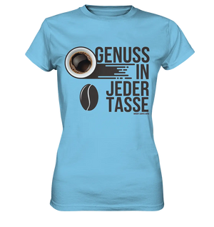 Genuss in jeder Tasse – Minimalistisches Kaffeeglück - Ladies Premium Shirt Bright Lights Arts