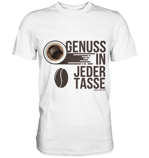 Genuss in jeder Tasse – Minimalistisches Kaffeeglück - Premium Shirt Bright Lights Arts