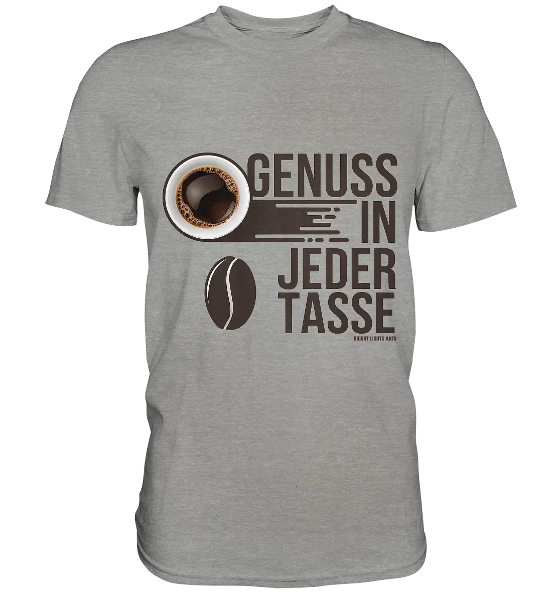 Genuss in jeder Tasse – Minimalistisches Kaffeeglück - Premium Shirt Bright Lights Arts