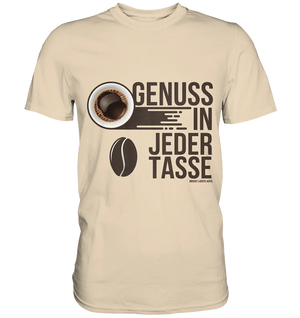 Genuss in jeder Tasse – Minimalistisches Kaffeeglück - Premium Shirt Bright Lights Arts