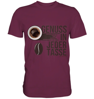 Genuss in jeder Tasse – Minimalistisches Kaffeeglück - Premium Shirt Bright Lights Arts