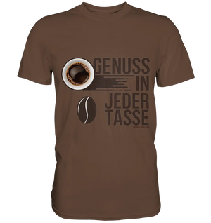 Genuss in jeder Tasse – Minimalistisches Kaffeeglück - Premium Shirt Bright Lights Arts