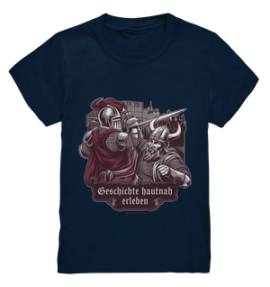 Geschichte hautnah erleben – Ritter gegen Wikinger - Kids Premium Shirt Bright Lights Arts