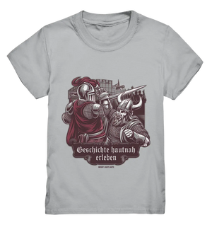 Geschichte hautnah erleben – Ritter gegen Wikinger - Kids Premium Shirt Bright Lights Arts