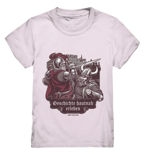 Geschichte hautnah erleben – Ritter gegen Wikinger - Kids Premium Shirt Bright Lights Arts