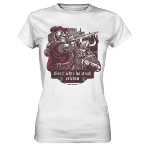 Geschichte hautnah erleben – Ritter gegen Wikinger - Ladies Premium Shirt Bright Lights Arts