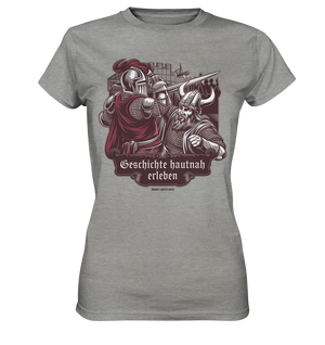 Geschichte hautnah erleben – Ritter gegen Wikinger - Ladies Premium Shirt Bright Lights Arts