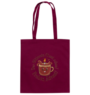Glühwein & Advent – Ein humorvolles Festtags-Design - Baumwolltasche Bright Lights Arts