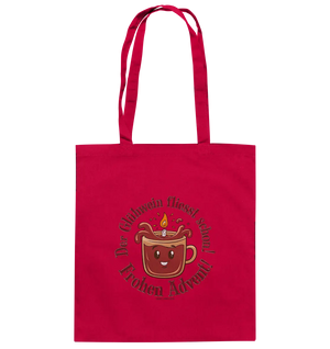 Glühwein & Advent – Ein humorvolles Festtags-Design - Baumwolltasche Bright Lights Arts