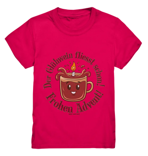 Glühwein & Advent – Ein humorvolles Festtags-Design - Kids Premium Shirt Bright Lights Arts