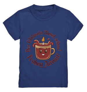 Glühwein & Advent – Ein humorvolles Festtags-Design - Kids Premium Shirt Bright Lights Arts