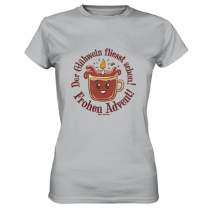 Glühwein & Advent – Ein humorvolles Festtags-Design - Ladies Premium Shirt Bright Lights Arts