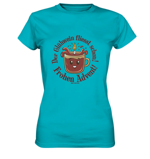 Glühwein & Advent – Ein humorvolles Festtags-Design - Ladies Premium Shirt Bright Lights Arts