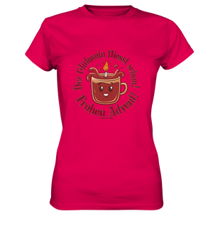 Glühwein & Advent – Ein humorvolles Festtags-Design - Ladies Premium Shirt Bright Lights Arts