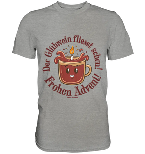 Glühwein & Advent – Ein humorvolles Festtags-Design - Premium Shirt Bright Lights Arts