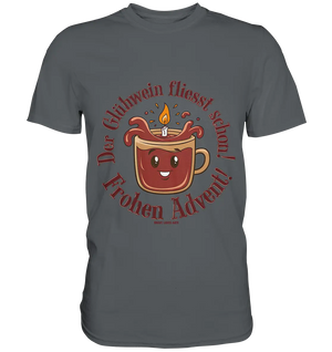 Glühwein & Advent – Ein humorvolles Festtags-Design - Premium Shirt Bright Lights Arts