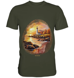 Goldene Stille - Premium Shirt Bright Lights Arts