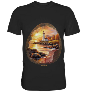 Goldene Stille - Premium Shirt Bright Lights Arts
