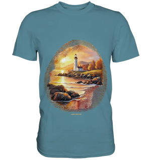 Goldene Stille - Premium Shirt Bright Lights Arts