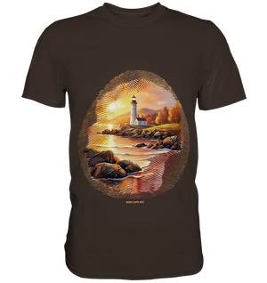 Goldene Stille - Premium Shirt Bright Lights Arts