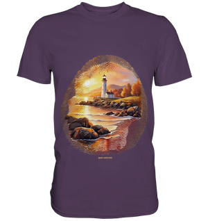 Goldene Stille - Premium Shirt Bright Lights Arts