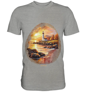 Goldene Stille - Premium Shirt Bright Lights Arts