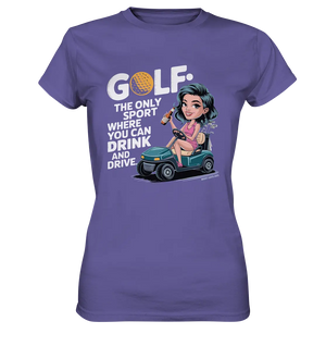 Golf & Drive – Der perfekte Cocktail-Sport - Ladies Premium Shirt Bright Lights Arts