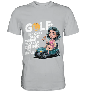 Golf & Drive – Der perfekte Cocktail-Sport - Premium Shirt Bright Lights Arts