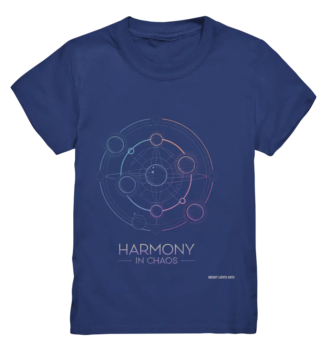 HARMONY IN CHAOS – Geometrisches und abstraktes Design mit einem Hauch von Kosmos - Kids Premium Shirt Bright Lights Arts