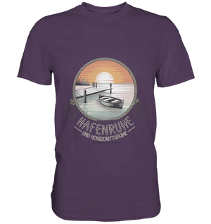 Hafenruhe & Horizontträume - Premium Shirt Bright Lights Arts