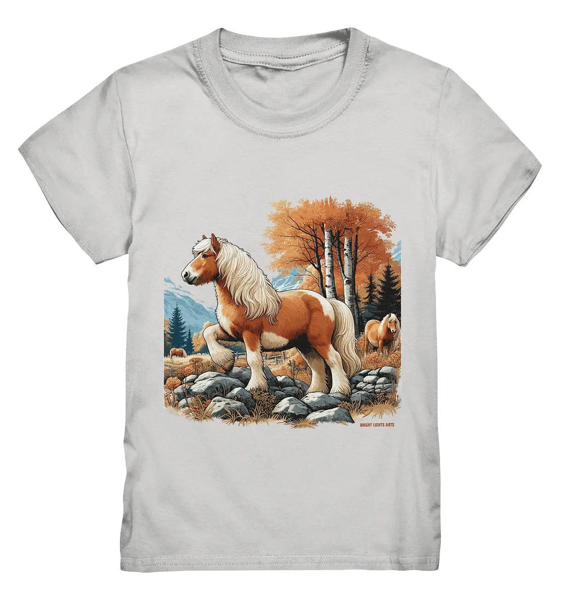 Haflinger - Kids Premium Shirt Bright Lights Arts