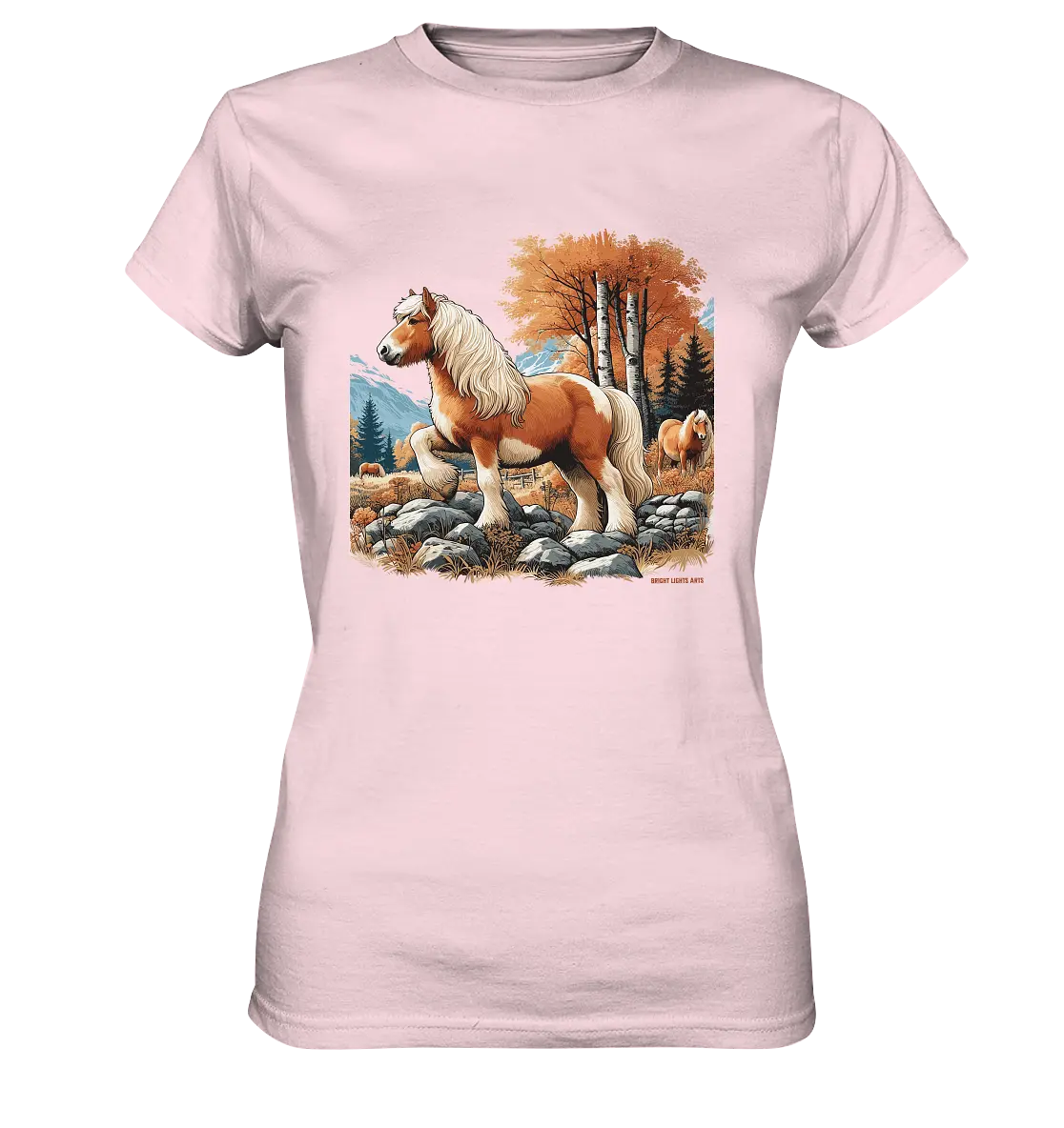 Haflinger - Ladies Premium Shirt Bright Lights Arts