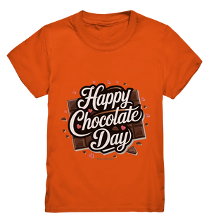 Happy Chocolate Day Festliches Design mit Schokoladenherzen und tafeln - Kids Premium Shirt Bright Lights Arts