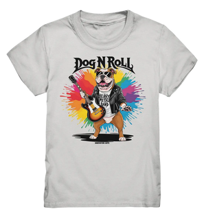 „Heavy Metal Bulldogge“ – Rockig und cool! - Kids Premium Shirt Bright Lights Arts