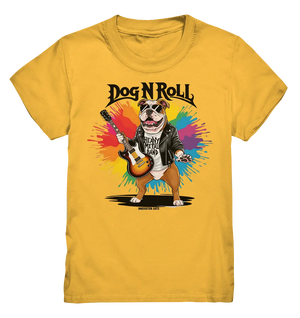 „Heavy Metal Bulldogge“ – Rockig und cool! - Kids Premium Shirt Bright Lights Arts