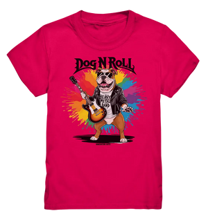 „Heavy Metal Bulldogge“ – Rockig und cool! - Kids Premium Shirt Bright Lights Arts