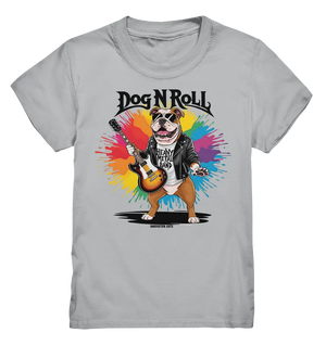 „Heavy Metal Bulldogge“ – Rockig und cool! - Kids Premium Shirt Bright Lights Arts