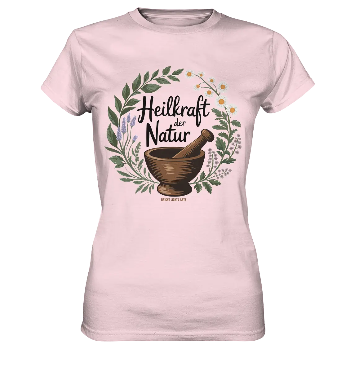 Heilkraft der Natur – Pflanzliches Logo - Ladies Premium Shirt Bright Lights Arts
